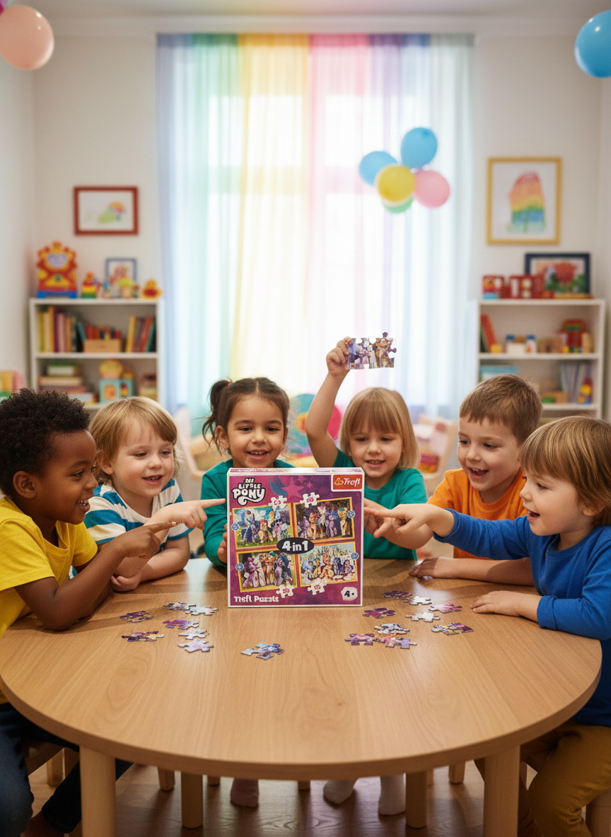 My Little Pony 4-in-1 Trefl Puzzle Set