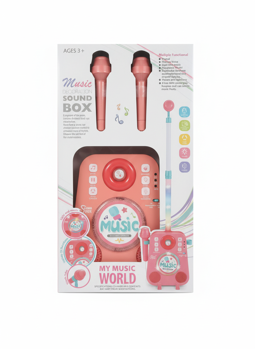 My Music World Music Sound Box Karaoke Set
