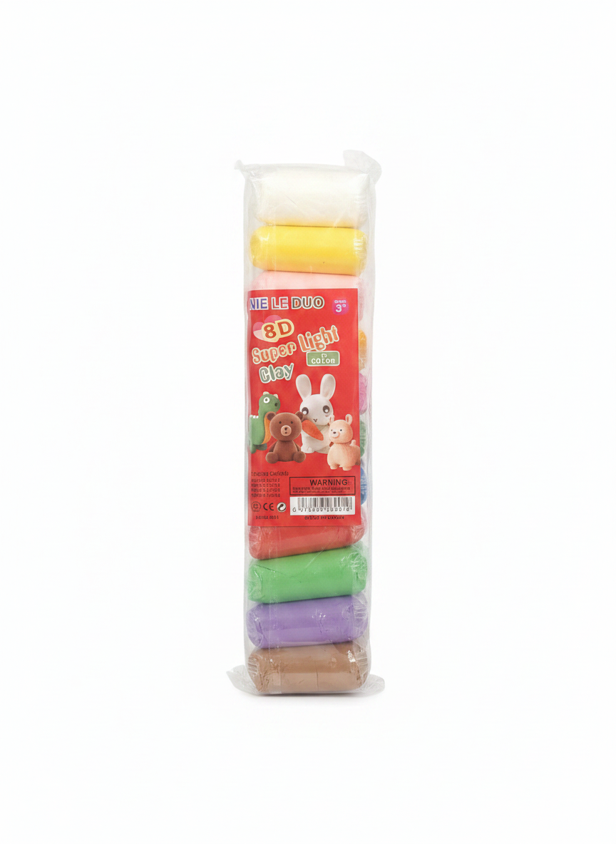 NIE LE DUO 8D Super Light Clay - 12 Colors