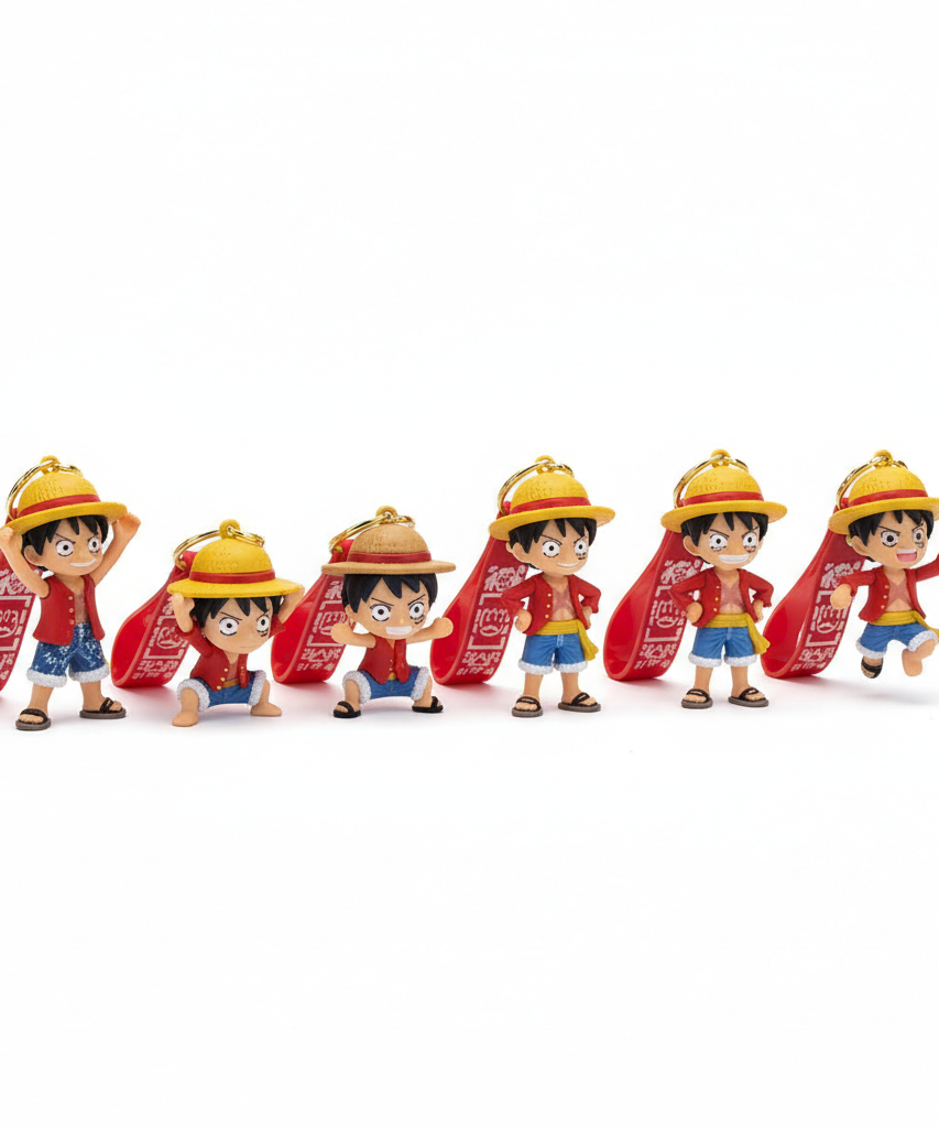One Piece Monkey D. Luffy Anime Keychain