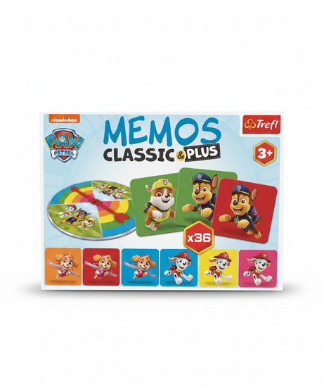 Nickelodeon PAW PATROL MEMOS CLASSIC & PLUS Memory Game