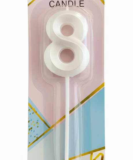 Number 8 Birthday Candle