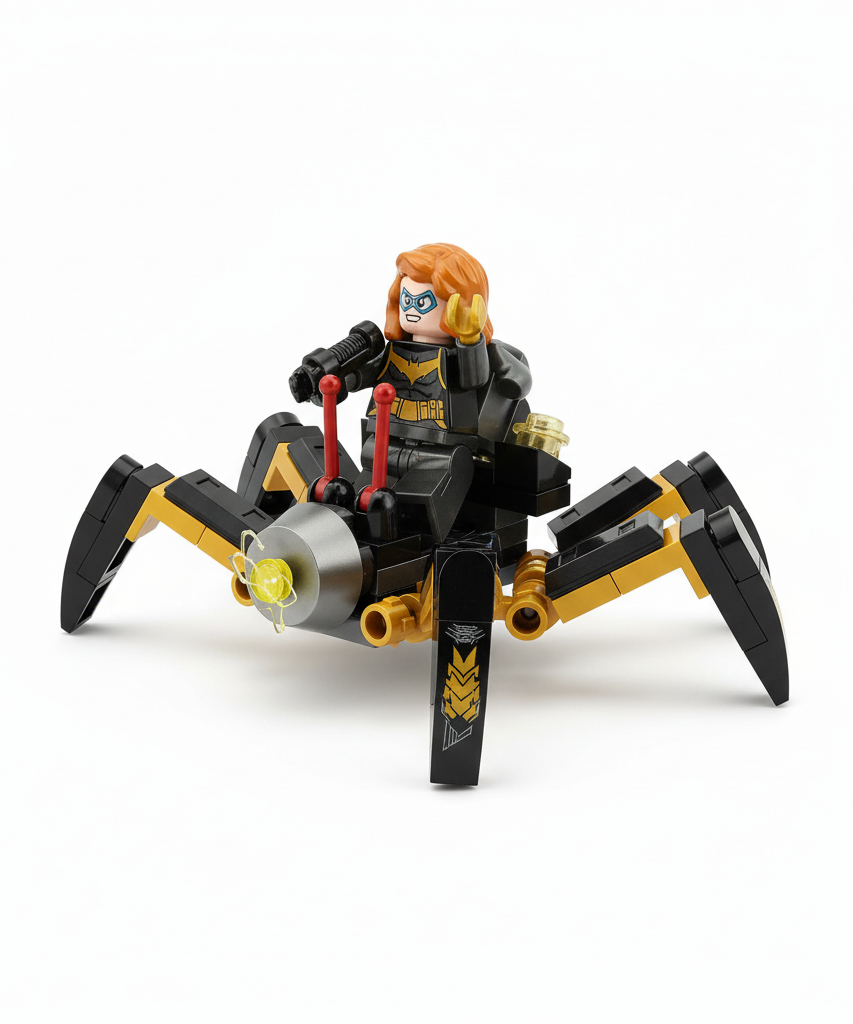 OBM Batgirl Spider-Mech Building Blocks Set