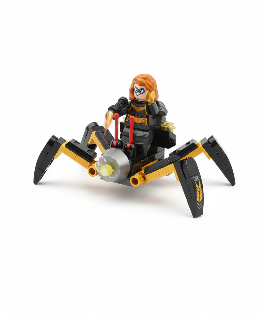 OBM Batgirl Spider-Mech Building Blocks Set
