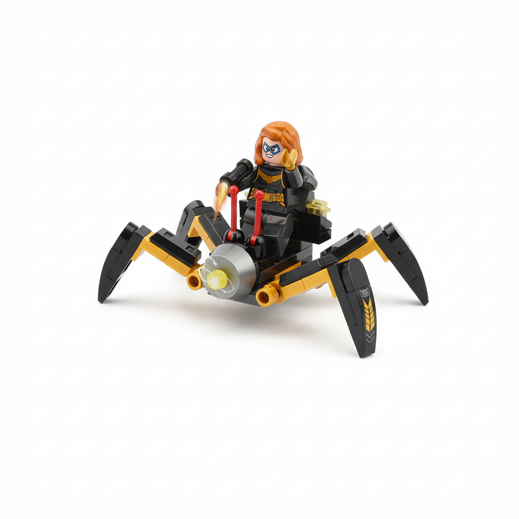 OBM Batgirl Spider-Mech Building Blocks Set