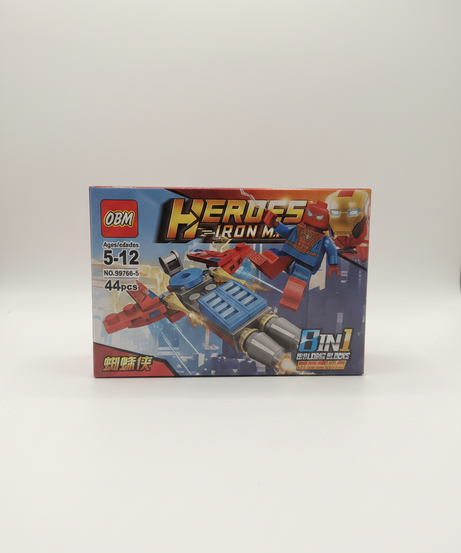 OBM HEROES 8 IN 1 Iron Man Mech Building Set