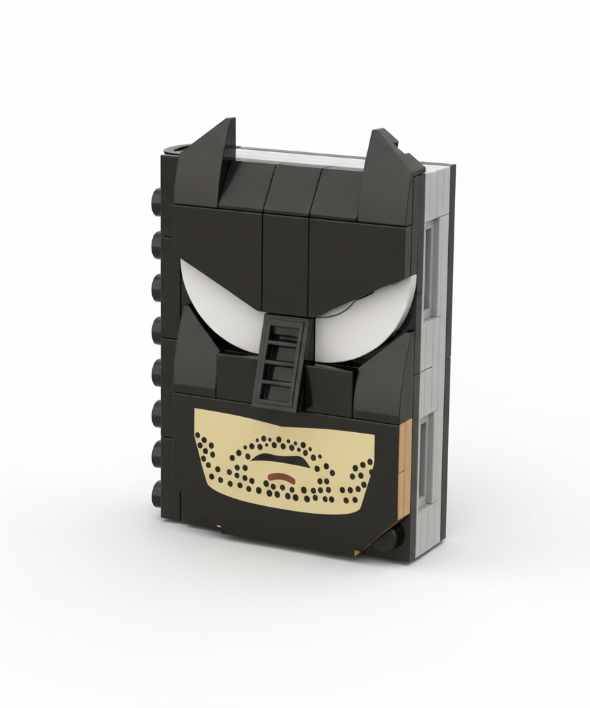 OBM HEROISM Building Block Set: Batman-Style Openable Book No. 9019-2
