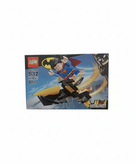 OBM Superman Flying Vehicle Building Set