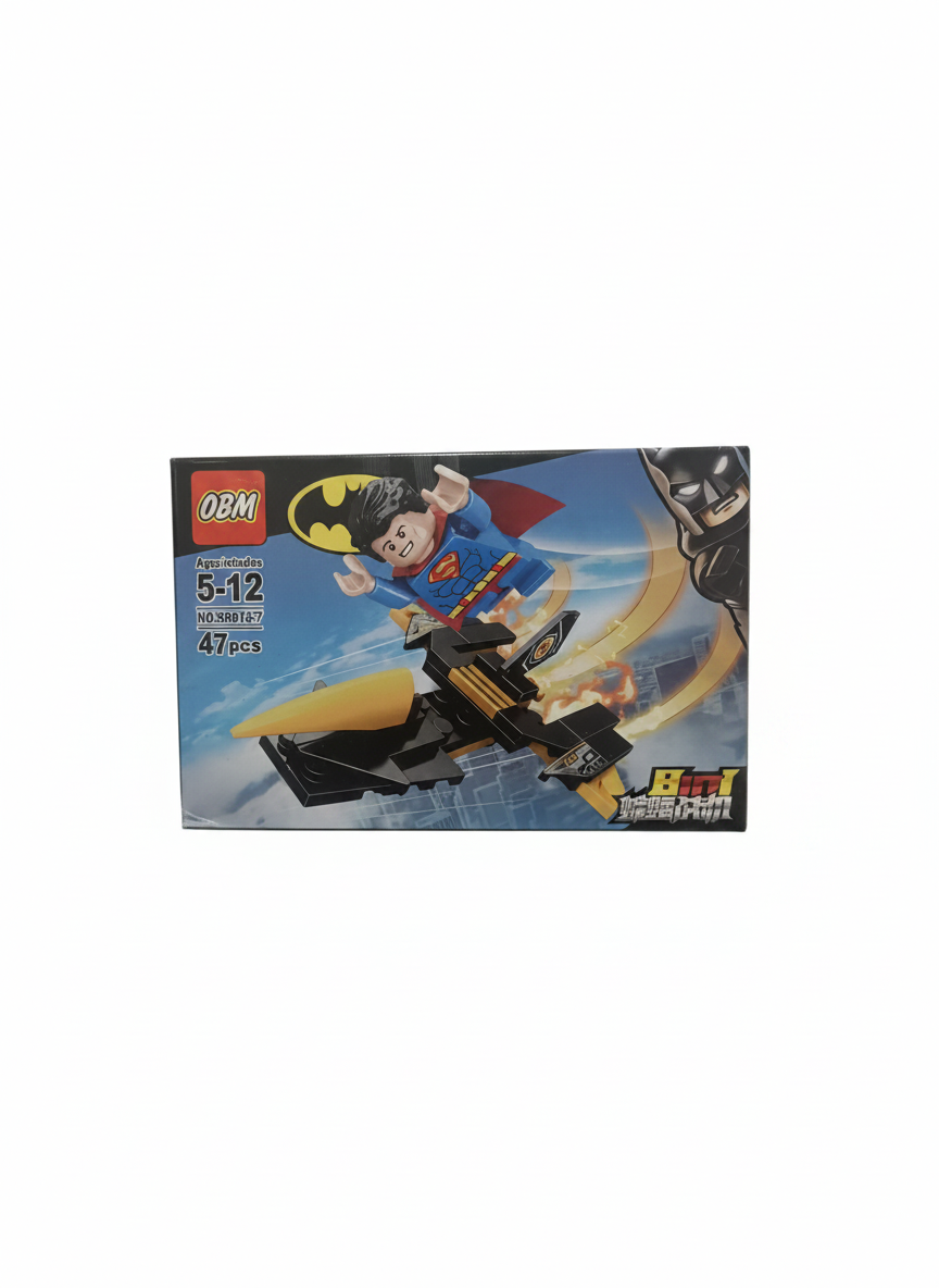 OBM Superman Flying Vehicle Building Set
