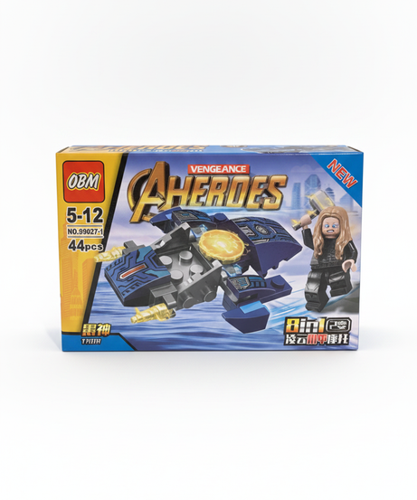 OBM AHEROES Vengeance Thor Mech Motorcycle Building Blocks