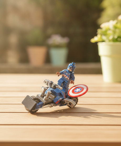 OBM Heroes Gather Captain America Building Blocks Set No.99775-3
