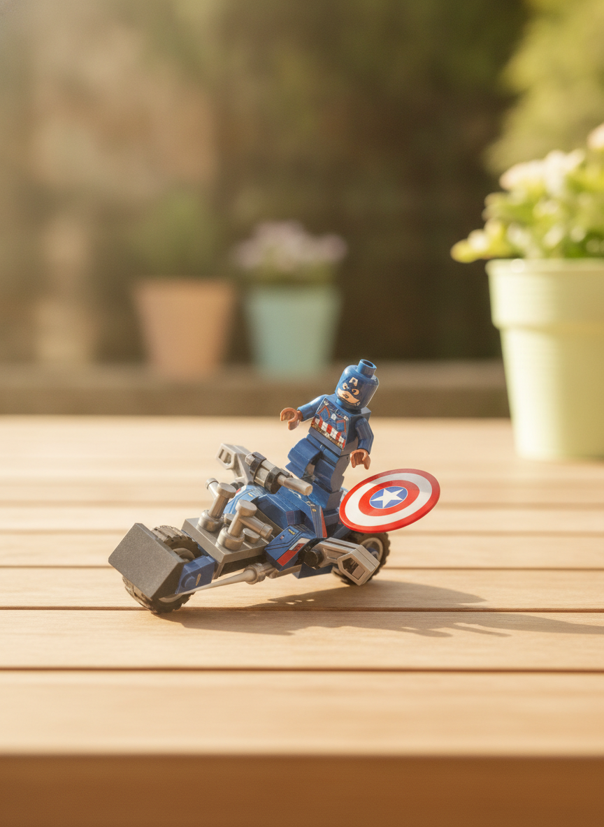 OBM Heroes Gather Captain America Building Blocks Set No.99775-3