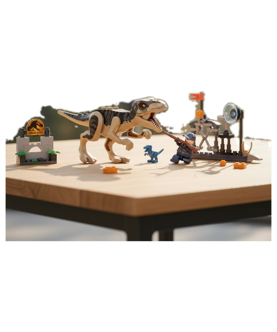 OBM JURASIK WERLD Dinosaur Escape Building Block Set (No. 99037-1)