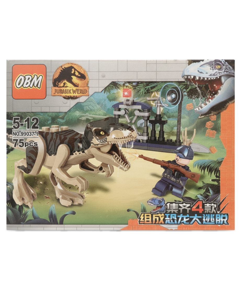 OBM JURASIK WERLD Dinosaur Escape Building Block Set (No. 99037-1)