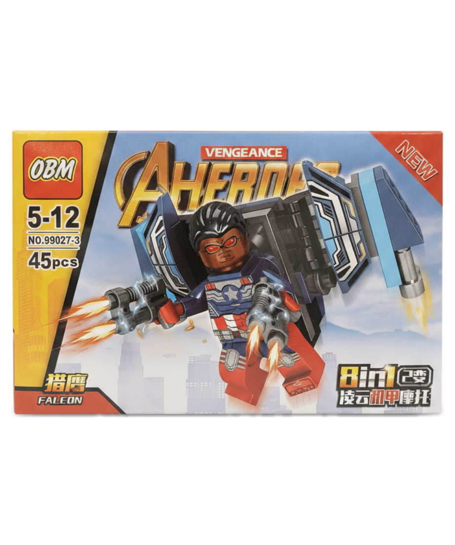 OBM Vengeance AHEROES Falcon Building Blocks Set (No. 99027-3)