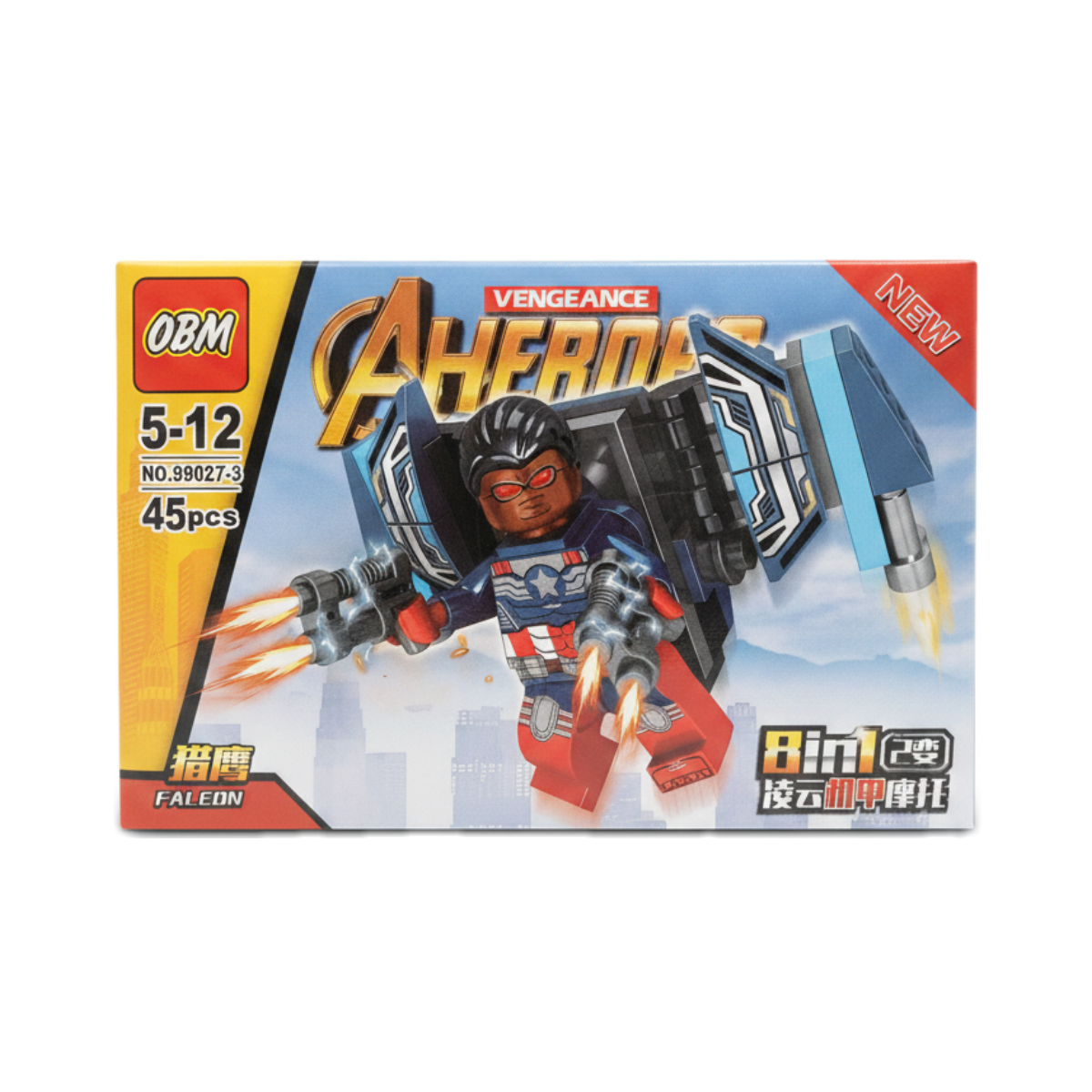 OBM Vengeance AHEROES Falcon Building Blocks Set (No. 99027-3)