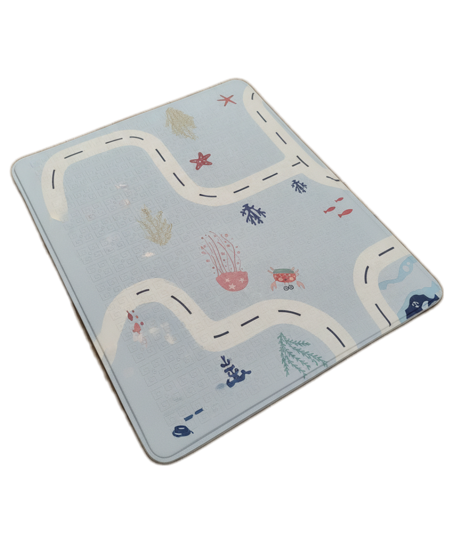 Ocean & Road Reversible Baby Playmat