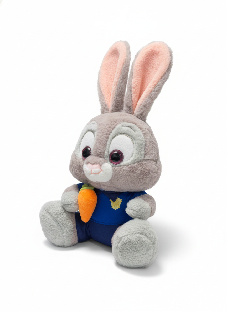 Officer Judy Hopps Plush with Carrot (45cm)