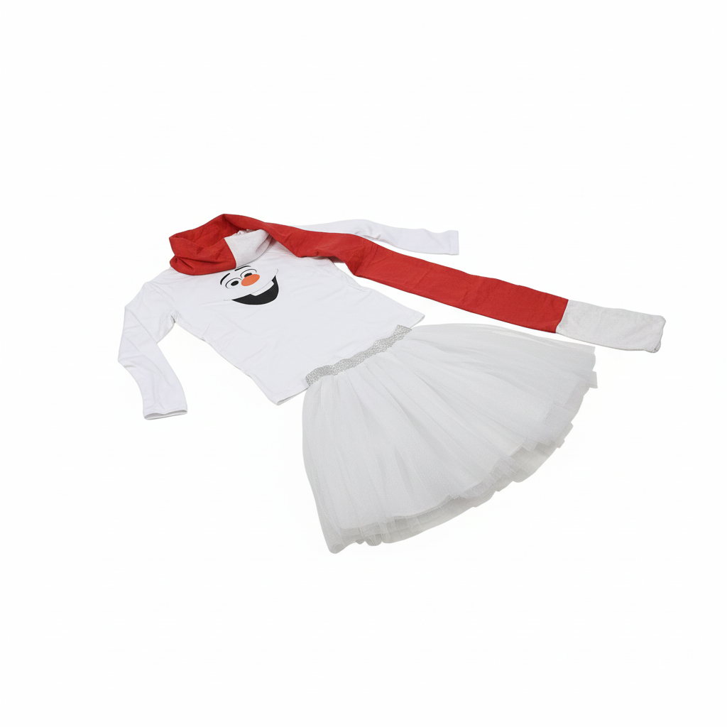 Olaf Snowman Character Costume Play Set