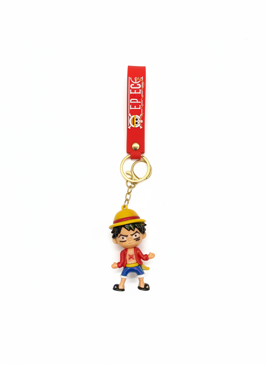 One Piece Monkey D. Luffy Chibi Anime Keychain