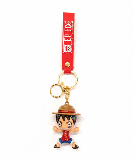 One Piece Monkey D. Luffy Chibi Metal Keychain