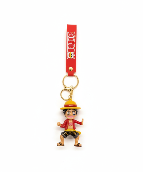 One Piece Monkey D. Luffy Straw Hat Pirate Keychain