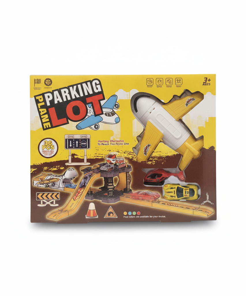 PLANE PARKING LOT Toy Set