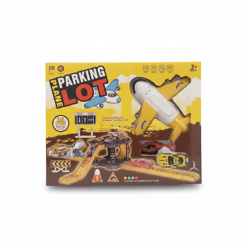 PLANE PARKING LOT Toy Set