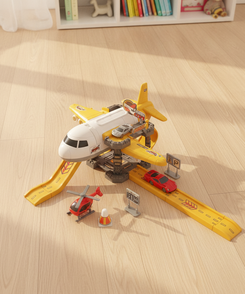 PLANE PARKING LOT Toy Set