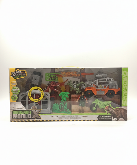 PLAN OF CATCHING DINOSAURS DINOSAUR WORLD X Playset
