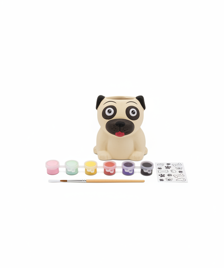 PLAY Paint Your Own Pug Ceramic Pot