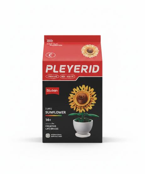 PLEYERID Creative [LIFE] Sunflower Building Bricks