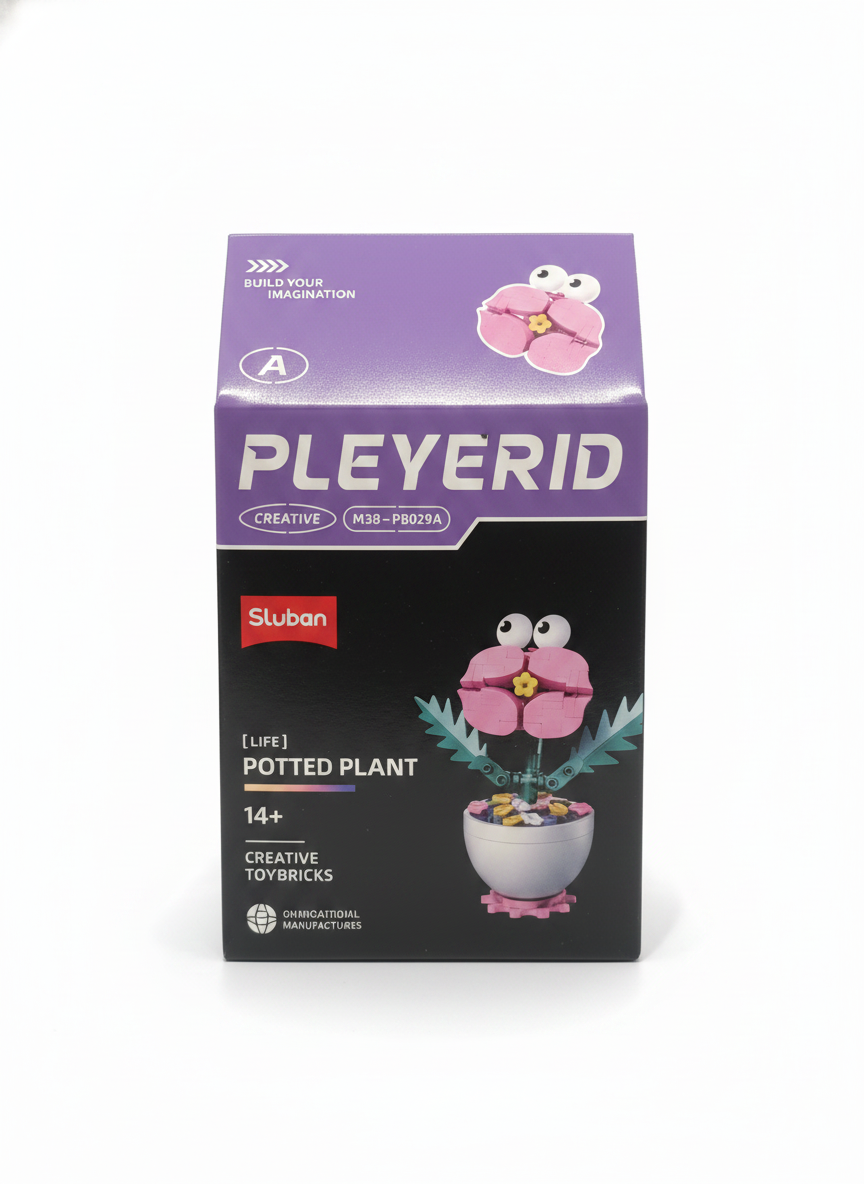 PLEYERID [LIFE] POTTED PLANT Creative Bricks Set