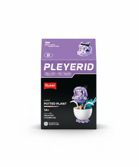 PLEYERID [LIFE] POTTED PLANT Creative Building Bricks (M3B-P8029B)