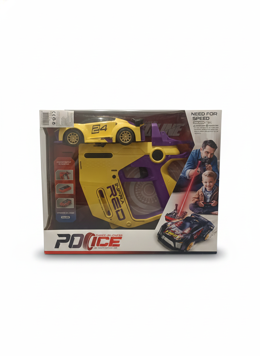 POLICE THREE-IN-ONE 2.4G Remote Control Car