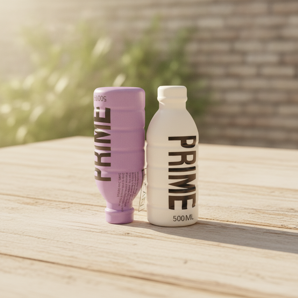PRIME Hydration Bottle Replica Toy Set (Purple & White)