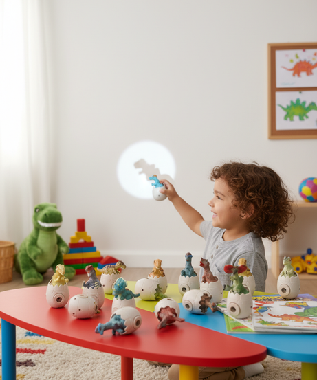 Hatching Dinosaur Projector Egg