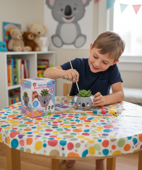 Paint Your Own Koala Garden Pot