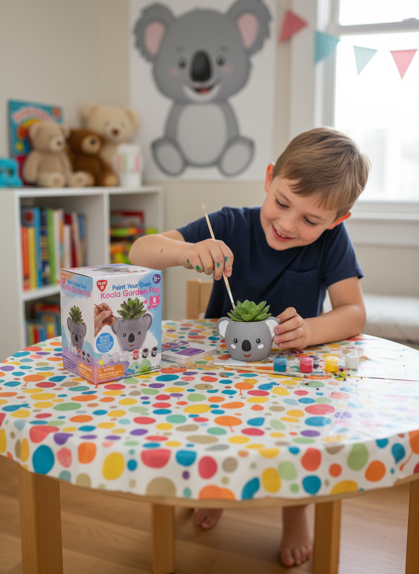 Paint Your Own Koala Garden Pot