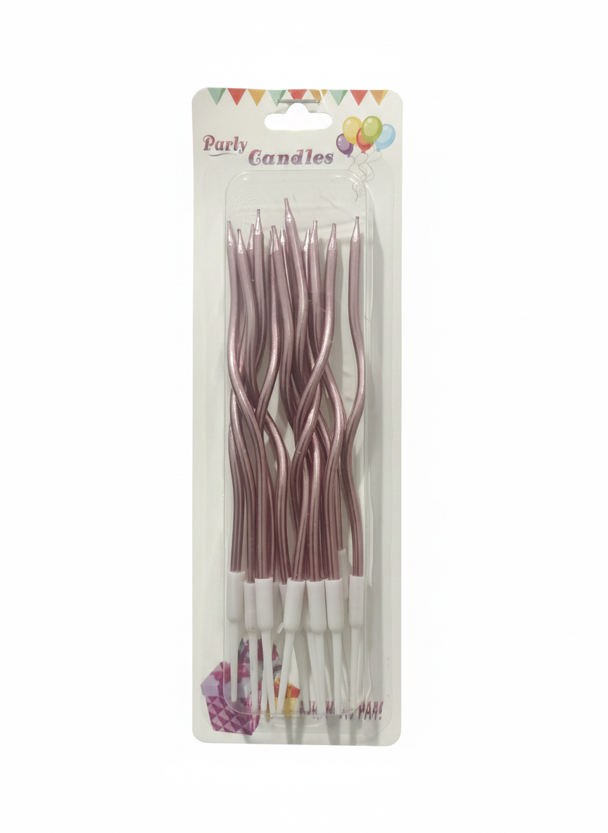 Pink Parly Candles
