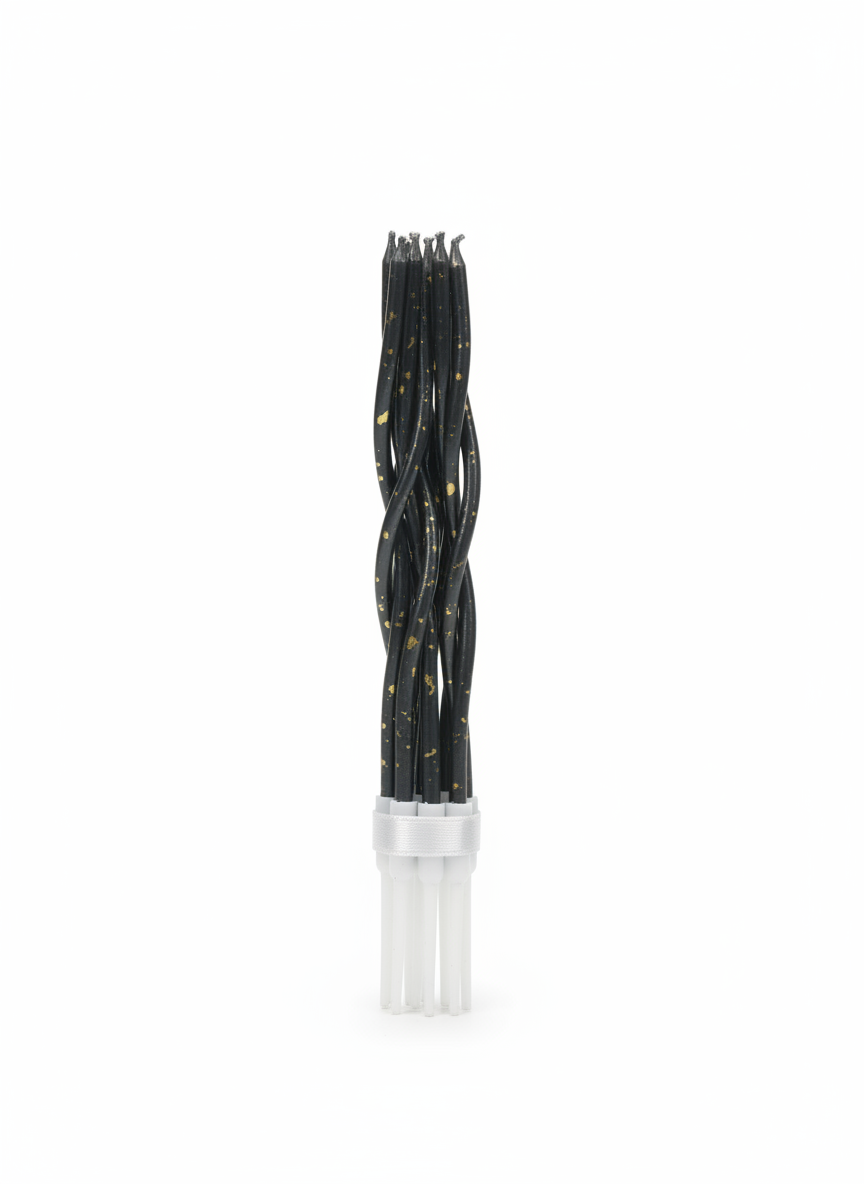 Black Party Candles