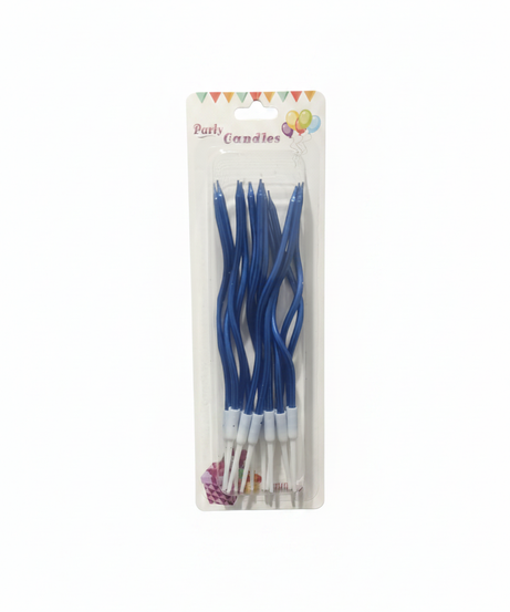 Blue Party Candles