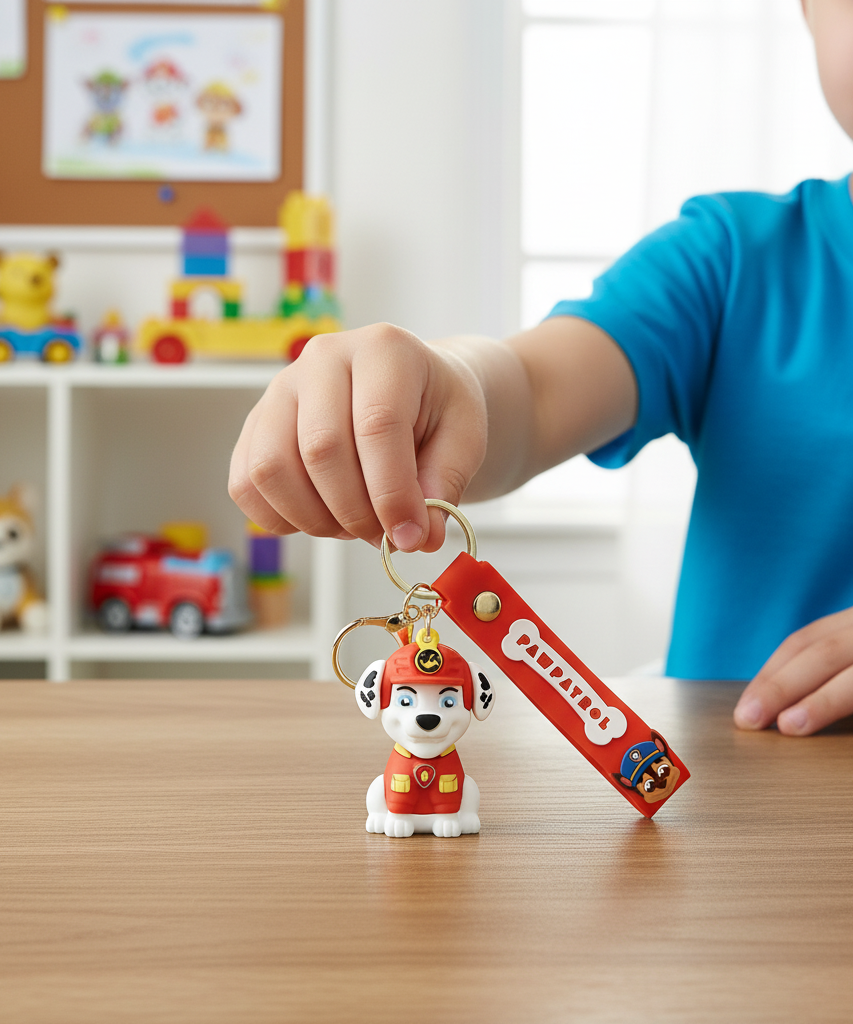 Paw Patrol Marshall Keychain