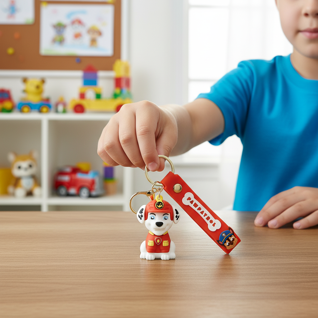 Paw Patrol Marshall Keychain