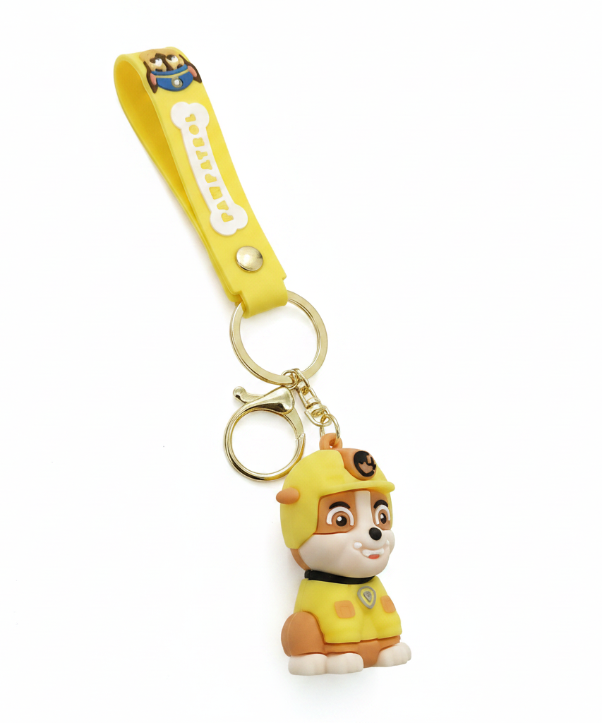 Paw Patrol Rubble Character Keychain