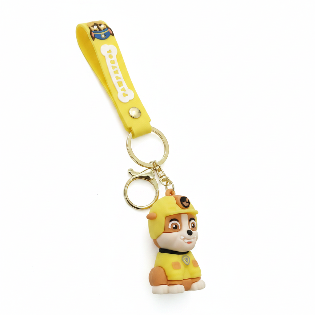 Paw Patrol Rubble Character Keychain