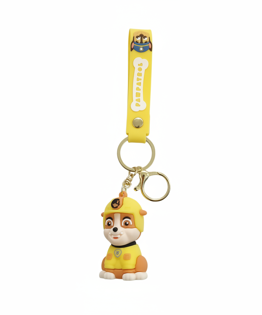 Paw Patrol Rubble Character Keychain
