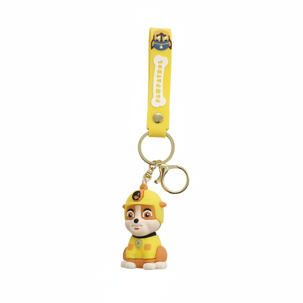 Paw Patrol Rubble Character Keychain