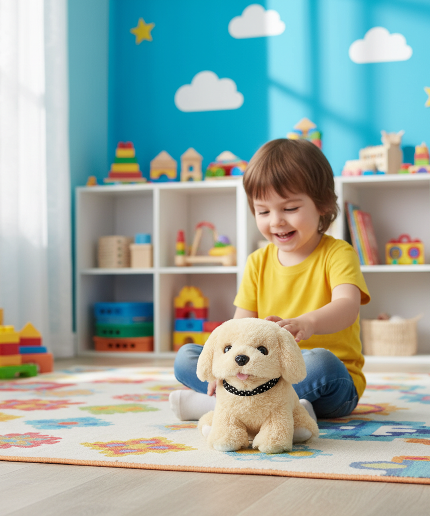 Pethouse Mini Electronic Plush Pet Dog