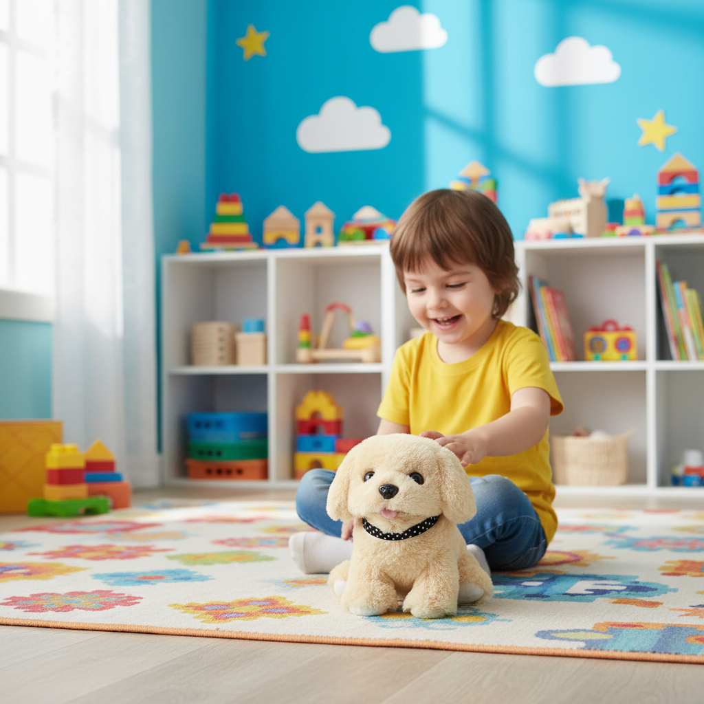 Pethouse Mini Electronic Plush Pet Dog